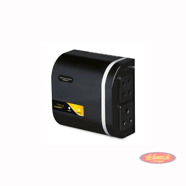 V Guard Stabilizer Mini Crystal For Led-Black